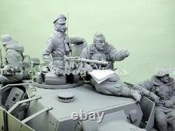 116 Resin Figure Model Kit soldiers (8 FIGURES NO TANK) Unassambled Unpainted