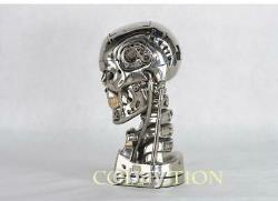11 Scale Resin Action Figure Terminator 2 T-800 Skull Bust 3D Model Lift-size