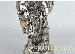 11 Terminator Arnold T2 T800 Skull LED Light Figures Resin Statue Bust Model