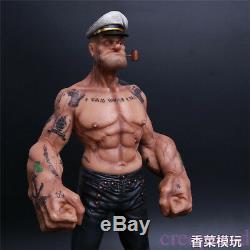 12 Headplay Popeye FIGURE Sailor GK Resin Statue Realistic TATTOO BODY Model