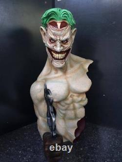 1/2 Joker Bust Model Figure Unpainted Unassembled Good Resin Kit 42cm Tall