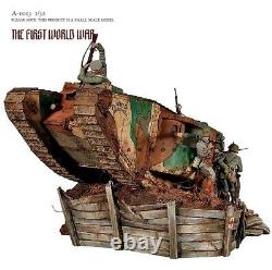 1/32 Resin Figure Model (10 Soldiers + Tanks + Platforms)Unassembled Unpainted