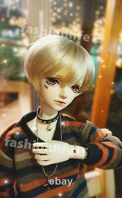 1/4 Bjd Doll Boy Resin Figures Body Model Free eyes + Face make up Toy Gifts