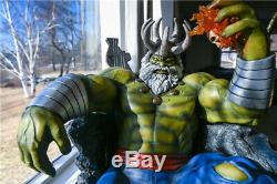 1/4 Hulk on Throne Statue Resin Model Kits GK Collections Figure Gifts Pre-order