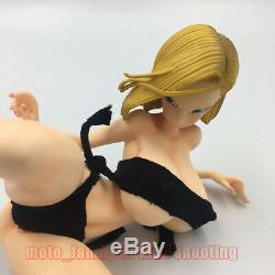 1/6 Anime Dragon Ball Z Android 18 Figure Lying Posture Sexy Model GK Customized