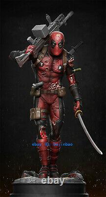1/6 Scale Deadpool Resin Model Kits Unpainted 3D Printing Anime Collection