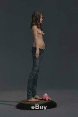 1/6 Scale Jeans Girl Model Resin GK Painted Statue Decoration Figure In Stock