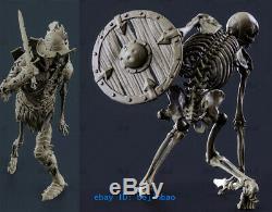 1/6 Scale Skull Warrior Figure Resin Model Kits Unpainted 3D Printing Garage Kit