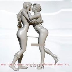 1/6 Sexy Lesbian Girl Resin Figure Model Kit 3D Printing Unassembled Unpainted