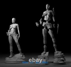 1/6 Tomb Raider Angelina Jolie Statue Resin Model Kits Unpainted 3D Printing