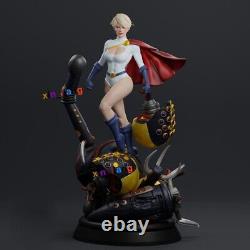 1/8 23cm Power Girl 3D Print Figure Model Kit Unpainted Unassembled Garage Kits