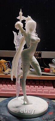 30cm Resin Figure Model Kit GK Eula Warrior Girl NSFW Unpainted Unassembled NEW