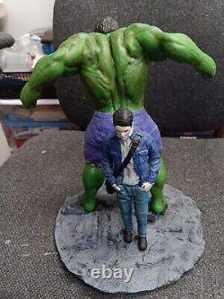 3D Resin Incredible Hulk WithBanner Figure Model Professionally Painted
