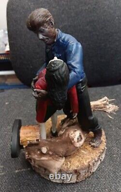 3D Resin The Wolfman Lon Chaney Jr. Figure Model Professionally Painted Rare