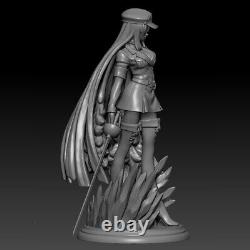 Akame ga KILL! Esdeath 1/6 Unpainted GK Model 3D Printed Figure Resin Kits 29cmH