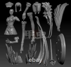 Akame ga KILL! Esdeath 1/6 Unpainted GK Model 3D Printed Figure Resin Kits 29cmH