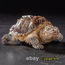 Alligator Snapping Turtle Figure Model Resin Collection Animal Doll Toys Gift
