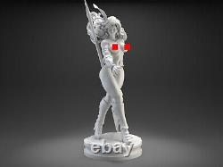 Amazon Sexy Princess Unpainted Unassembled Resin 3D printed Model Figure NSFW