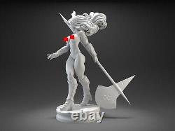 Amazon Sexy Princess Unpainted Unassembled Resin 3D printed Model Figure NSFW