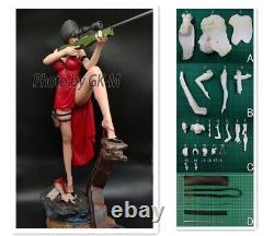 Anime Ada Wong 1/4 Unpainted GK Model Unassembled Figures Resin Garage Kits