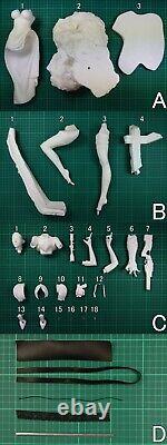 Anime Ada Wong 1/4 Unpainted GK Model Unassembled Figures Resin Garage Kits