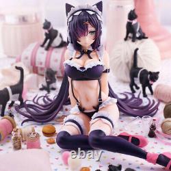 Anime Cat Maid Beauty Unpainted GK Models Unassembled Action Figures Resin Kits