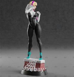 Anime Gwen Stacy Unpainted GK Models 3D Printed Figures Unassembled Resin Kits 3