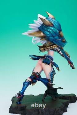 Anime Huntress Zinogre 1/6 Unassembled Girl Figure Unpainted GK Model Resin Kits