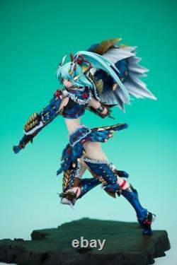 Anime Huntress Zinogre 1/6 Unassembled Girl Figure Unpainted GK Model Resin Kits