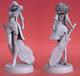 Anime Red 1/4 Unpainted Gk Model 3d Printed Figures Unassembled Resin Kits 46cmh