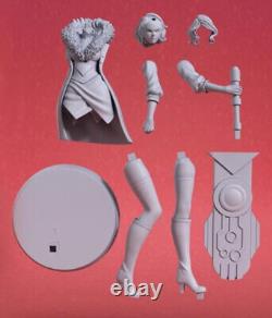 Anime Red 1/4 Unpainted GK Model 3D Printed Figures Unassembled Resin Kits 46cmH