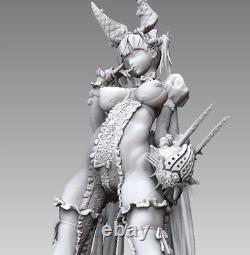 Anime Step-girl Alice Figure Unpainted GK Model 3D Printed Unassembled Resin Kit