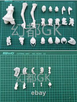 Anime Step-girl Snow Princess 1/6 Unassemble Figure Unpainted GK Model Resin Kit