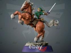 Anime The Legend of Zelda Link Unpainted GK Model 3D Print Figure Resin Kit 30cm