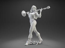 Black Canary Hero Figure Resin Model 3D printing Unpainted Unassembled GK DIYKit