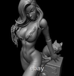 Black Cat Safe 1/6 Scale Resin Figure Model Kit Sexy Unpainted Unassembled