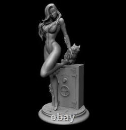 Black Cat Safe 1/6 Scale Resin Figure Model Kit Sexy Unpainted Unassembled