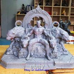 Black Panther On Throne 1/6 Figure Statue Resin Model Kits Unpainted 3D Printing