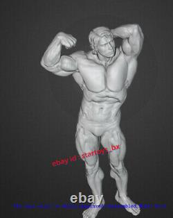 Bodybuilder Unpainted 30cm H Figurine Model Kit 3D Print Unassembled Statue GK