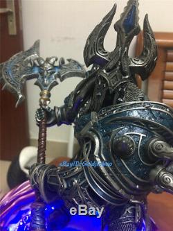 Coreplay Death Knight Statue Resin Model Painted 38cm/15''H In Stock WOW Figure