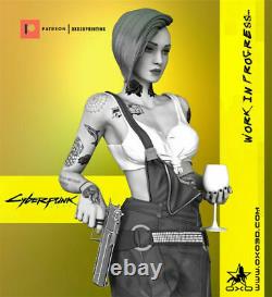 Cyberpunk 2077 Judy 3D Printing Unpainted Figure Model GK Blank Kit New In Stock