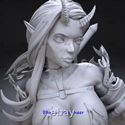 Devil witch 16 Resin Statue Model Unpainted 3D Print Unassemble 30cm/12