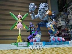 Digimon Adventure Were Garurumon Lilimon Resin Painted Figure Model Statue GK