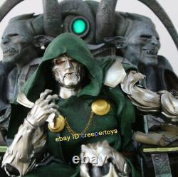 Doctor Doom in Throne 1/4 Resin Statue Resin Painted Model With Base Collectible