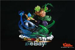 Dragon Ball DBZ Gogeta VS Broly Statue Led Light Painted Model Collection Figure