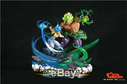 Dragon Ball DBZ Gogeta VS Broly Statue Led Light Painted Model Collection Figure