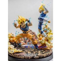 Dragon Ball Goku VS Vegeta Resin Model Figurine Statue Painted Figure GK Toy