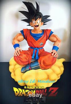 Dragon Ball Z Son Goku Sitting Statue Resin Model Figure Class Replica New