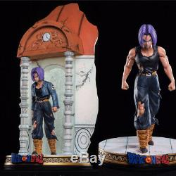 Dragon Ball Z Torankusu Trunks Painted Model Statue Resin Figure Led Light 1/6