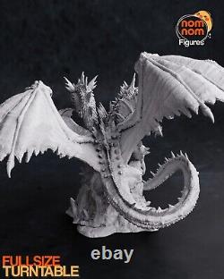 Dragon hydra Fan art figure resin model kit 3d printed 8k unpainted unassembled